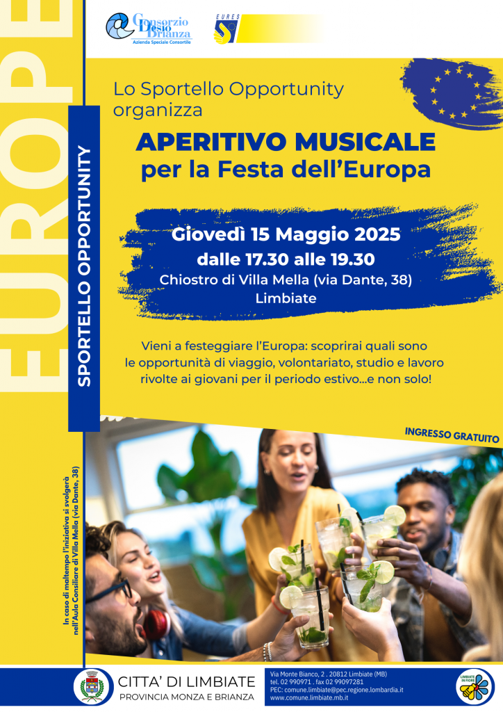 APERITIVO MUSICALE PER LA FESTA DELL'EUROPA